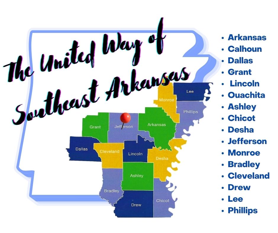 United Way of Southeast Arkansas Service Areas